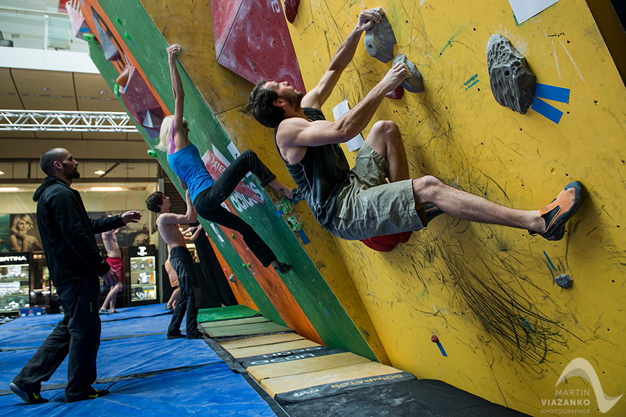 aupark, adidas boulder cup, bouldering, climb, lezenie, súťaž, pretek, majstrovstvá slovenska v boulderingu, hory a mesto